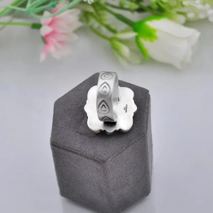 925 <b>Sterling</b> <b>Silver</b> Oval Cut Bezel Setting Handmade Southwest Rose Dahlia Cluster <b>Adjustable</b> <b>Ring</b> for Women-Wedding Party Gift - Product Image 3