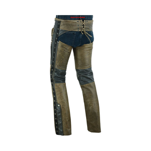 Femmes élégant léger hiver hanche ensemble Chaps haute qualité professionnel support avant Logo décontracté fermeture à glissière en gros - Product Image 1