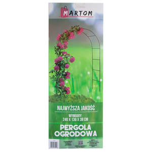 Arche de jardin en métal de 240 cm pour roses, fleurs et branches, pour utilisation végétale - Product Image 2