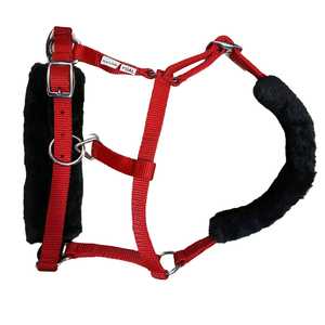 Cabestros de cuero occidentales personalizados al por mayor más vendidos, nailon cómodo acolchado de lana de alta calidad para uso ecuestre - Product Image 1