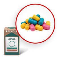 Boîte zéro déchet TerraCycle pour le recyclage des bouchons d'oreilles en mousse plastique, latex, caoutchouc, silicone ou polyuréthane France
