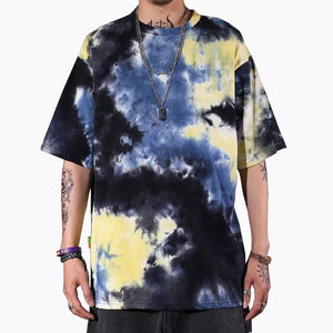 Summer Heavyweight Oversized 100% Cotton t Shirt Men Designer Blank Tie Dye Tshirt Made in Pakistan - Product Image 1