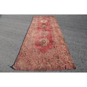 พรมปูพื้นขนาดใหญ่สไตล์ตุรกีสีเบจสีแดงคลาสสิกขนาด4.8x12.6ฟุตลาเท็กซ์ขนยาว10มม. ออกแบบห้องโถงสำหรับห้อง - Product Image 1