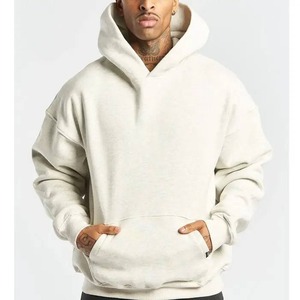 Sweat-shirt unisexe surdimensionné pour homme de haute qualité 100% polyester, sweat-shirt d'hiver avec impression en relief et logo numérique, vente en gros - Product Image 2