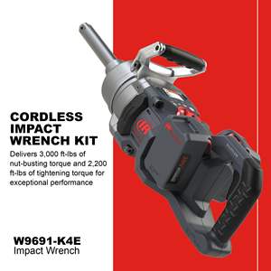Kit de Llave de Impacto Eléctrica Inalámbrica de 20 Voltios y 1 Pulgada Serie W9691-K4E con Cargador y Ancla Extendida de 6 Pulgadas Serie W9000 - Product Image 6
