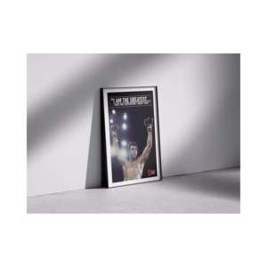 Modern Style for Muhammad Ali <b>Poster</b> "I Am the Greatest" Made of Paper for Wall Decor - Product Image 3