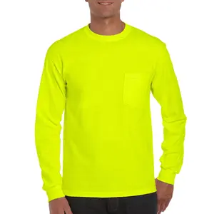 Nuevas llegadas precio al por mayor de alta calidad casual cómodo transpirable unisex estilo deportivo camisetas de algodón de manga larga - Product Image 1