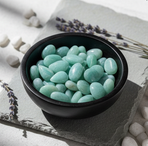 Pierre précieuse amazonite naturelle de qualité supérieure, pierre de guérison, vente en gros, lot en vrac, cabochon poli à la main pour la fabrication de bijoux en fil - Product Image 5