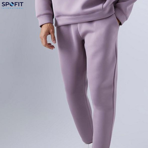 Ensemble de survêtement décontracté pour homme, deux pièces, respirant, imprimé uni, écologique, séchage rapide, pour l'extérieur, grande taille - Product Image 6