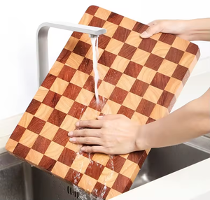 Planche à découper en bois à grain d'extrémité d'acacia robuste pour la maison et le restaurant - Product Image 5