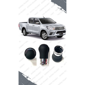 Pomo de Palanca de Cambios de Cuero para Toyota Hilux Revo Modelos 2015-2019 - Product Image 1