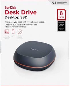 Dispositivo de almacenamiento SSD externo de escritorio USB tipo C de alta capacidad de 8TB para escritorios - Product Image 3
