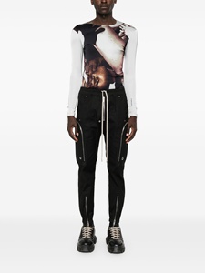 Pantalón Cargo de Cintura Alta, Corte Recto, Casual, Ecológico, Ligero, 100% Algodón, Tinte Liso, Antiarrugas, Pantalón para Hombre - Product Image 3