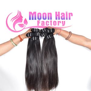 Extensiones de Cabello Humano de la Mejor Calidad, Lisas, Suaves y Sedosas, Color Negro, Sin Procesar, Naturales, Virgen, 100g, Precio al por Mayor - Product Image 5