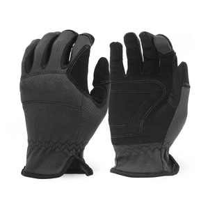Gants en cuir synthétique, manicle mécaniques, 60 pièces, en Spandex noir et mousse noire - Product Image 4