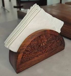 Porte-serviettes en bois en gros pour la maison, l'hôtel ou le restaurant, support de serviettes décoratif élégant pour la table - Product Image 3