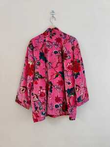 Bata Kimono de Terciopelo con Estampado de Animales de la Selva, Cuello en V, Larga, para Mujer, Abrigo Cálido de Invierno, Tejido Suave, Lavable a Máquina - Product Image 6