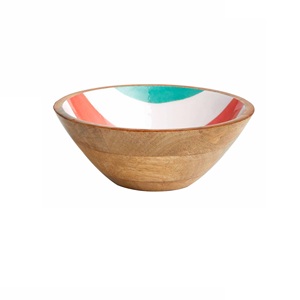 Top Trending Home Kitchen Catering Accessories Serving Dish <b>Large</b> Capacity <b>Bowl</b> <b>Wooden</b> <b>Bowl</b> Noodle Server - Product Image 1