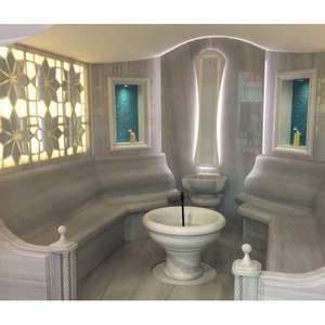 DORELLO HAMAM KURNASI Fuente de Kurna de Mármol Negro Natural, Otomana, para Exterior/Dormitorio/Escalera, Hecha a Mano con Técnicas Naturales - Product Image 4