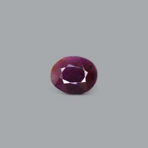 Rubí Africano de 9.25 Quilates, Esmeralda Natural Facetada/Corte Ovalado, Gema Suelta Roja/Rosa, Tratada con Calor para Joyería y Accesorios, 8mm 1mm - Product Image 1