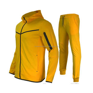 Vente chaude Gym Survêtements Personnalisés Distressed Zipper Ensembles Hoodies Joggers Léger Durable Hiver Running Survêtements Décontractés - Product Image 2