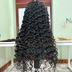 Vente en gros de cheveux vierges Remy bruts 13x4 4x4 perruque transparente avant en dentelle paquets de cheveux en dentelle suisse avec fermeture en dentelle - Product Image 5