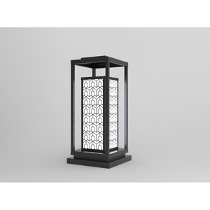 DNT.001.11 Luminaire de jardin haut de gamme 30W LED RGBW CCT Corps en aluminium et verre IP65/66 Électrique/AC/DC Certifié ETL pour l'aménagement paysager routier - Product Image 4