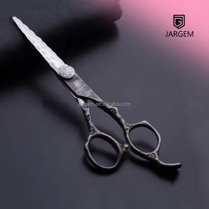 Tijeras de pelo gris mate avanzadas, corte de pelo de línea fina, tijeras de peluquero afiladas, recibió comentarios locos de estilistas geniales - Product Image 1