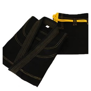 Oferta al por mayor de fábrica Kimono Jiu Jitsu de algodón transpirable bordado logotipo personalizado reforzado Gi ajuste elegante duradero secado rápido - Product Image 2