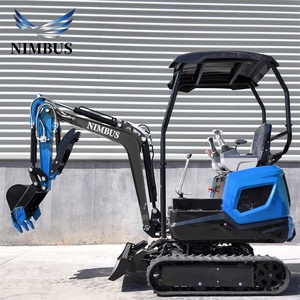 Mini Excavadora NIMBUS <span class=keywords><strong>de</strong></span> Alta Gama con Brazo Giratorio, Cabina Opcional con Aire Acondicionado y Calefacción, para Excavación en Patio - Product Image 1