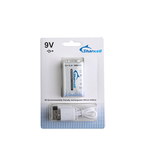 Batteria USB più popolare Best Seller batteria a secco batteria ricaricabile agli ioni di litio 9V per multimetro - Product Image 1