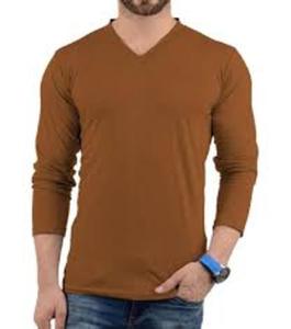 Nouveau T-shirt Homme Slim à Manches Longues Col V Tendance Fait Main 100% Coton Biologique Séchage Rapide Écologique Décontracté et Original - Product Image 5