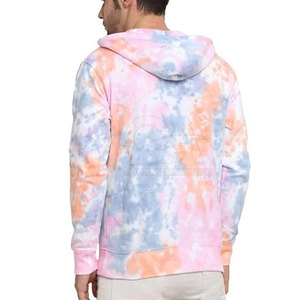 Marca privada Hombres Thermal Tie Dye Hoodies Hombres transpirables Tie Dye Hoodies Mangas largas Hombres Tie Dye Hoodies - Product Image 2