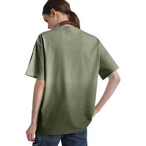 T-shirts pour femmes de qualité supérieure en coton et élasthanne, col rond, manches courtes, respirants, anti-rides, séchage rapide, streetwear d'été, personnalisables - Product Image 6