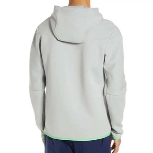 Algodón grueso en blanco liso de gran tamaño sudaderas con capucha - Product Image 2