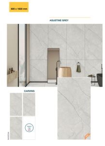 800x1600 Sculpture Rustique Satin GVT PGVT Carreaux de Sol en Porcelaine 9mm Robuste Grand Format Luxe pour Maisons Villas Centres Commerciaux Hôtels - Product Image 6