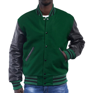 2026 New Latest Fashion Winter Custom Satin Varsity <b>Jackets</b> 100% Cotton Stand Collar <b>Baseball</b> & <b>Bomber</b> <b>Jacket</b> Men - Product Image 3