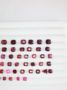 Espinela roja natural no calentada sin tratar, forma de mezcla, calidad AAA, brillo AAA con color agradable y corte perfecto para la fabricación de joyas - Product Image 6