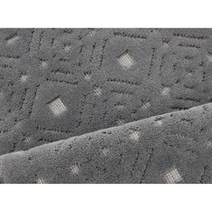 Levina Dark Grey 70x120cm Woven Yarn Dyed Jacquard Abstract Bath Rug Shower Rug <b>Mats</b> Custom Production Made In Turkey - Product Image 2