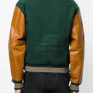 Veste de style Letterman, vêtement décontracté pour tous les jours, veste chaude, coupe confortable, tissu doux, veste d'hiver - Product Image 5
