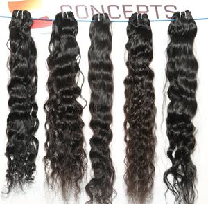 Extensions de cheveux humains de temple indien ondulés de couleur naturelle aucun traitement chimique cuticule alignée cheveux humains vierges lâches et profonds - Product Image 2