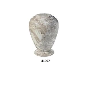 Venta caliente hermosos jarrones georgianos azules urna para adultos de cremación de mármol cultivado para cenizas humanas con bolsa de terciopelo gratis - Product Image 5