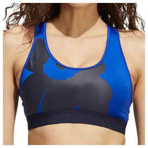 Soutien-gorge de sport sans couture respirant à maintien moyen pour femme, avec impression personnalisée sur le devant, idéal pour le fitness et la gym, anti-bactérien - Product Image 1