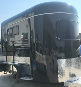 Remolque para Caballos de Carga Recta para 2 Caballos con Eje Doble de Acero Galvanizado en Caliente, Frenos Eléctricos, Capacidad de Carga de 2700 kg, Estándar ADR - Product Image 5