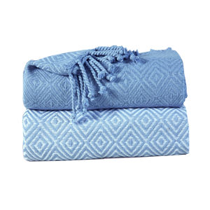 <b>Luxury</b> Indian Style 100% Cotton Jacquard Woven Throw <b>Blanket</b> Decorative Sofa and Bed Throws in Bulk - Product Image 5