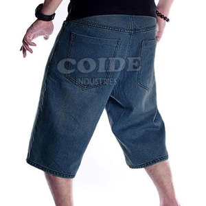 Short en jean Vente en gros direct usine Jorts en jean personnalisés pour hommes Vente en gros Jorts en jean OEM pour hommes - Product Image 4
