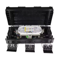 FTTH 12 24 48 96 144 Caja de cable de fibra óptica de núcleo IP68 Caja de empalme de cierre de tipo horizontal de fibra