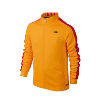 Nouveauté : Survêtements personnalisés pour hommes, vestes de jogging élégantes avec fermeture éclair, 100% polyester, antibactériens, séchage rapide, multicolores