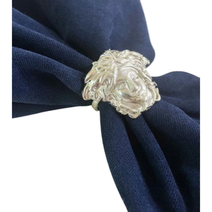 Servilletero Chapado en plata grabado resistente al precio al por mayor, servilletero de Metal de nuevo estilo para decoración de mesa de boda occidental - Product Image 5