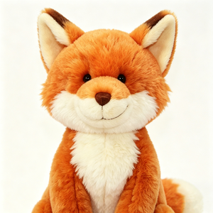 Customized Red Fox Plush Puppet <b>Toy</b> Cute <b>Stuffed</b> Animal Realistic Sitting <b>Soft</b> Fox Plush PP Cotton Filling 12cm for 5-7 Years - Product Image 2
